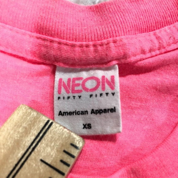 FACEBOOK Neon Pink Promo Tee T-Shirt Size XS - Picture 2 of 8